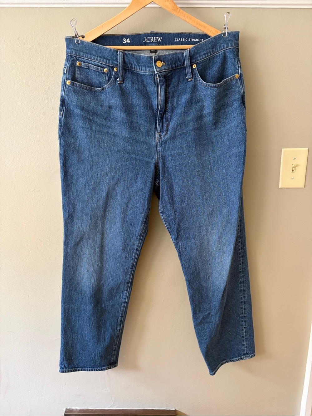 Jcrew straight leg jeans